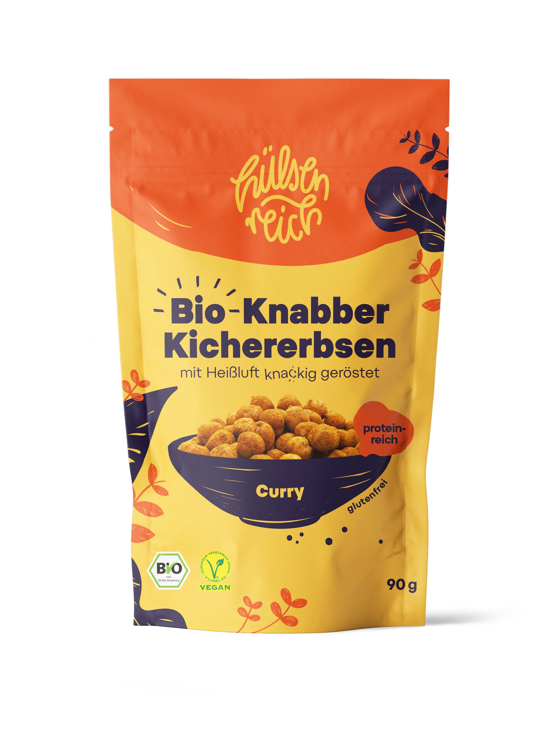 Hülsenreich - Bio Knabber-Kichererbsen Curry
