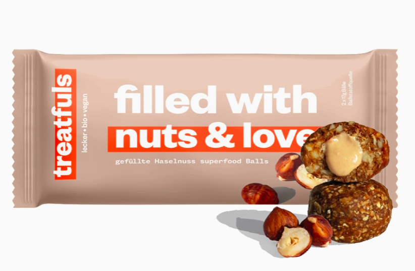 treatfuls gefüllte Haselnuss superfood Balls