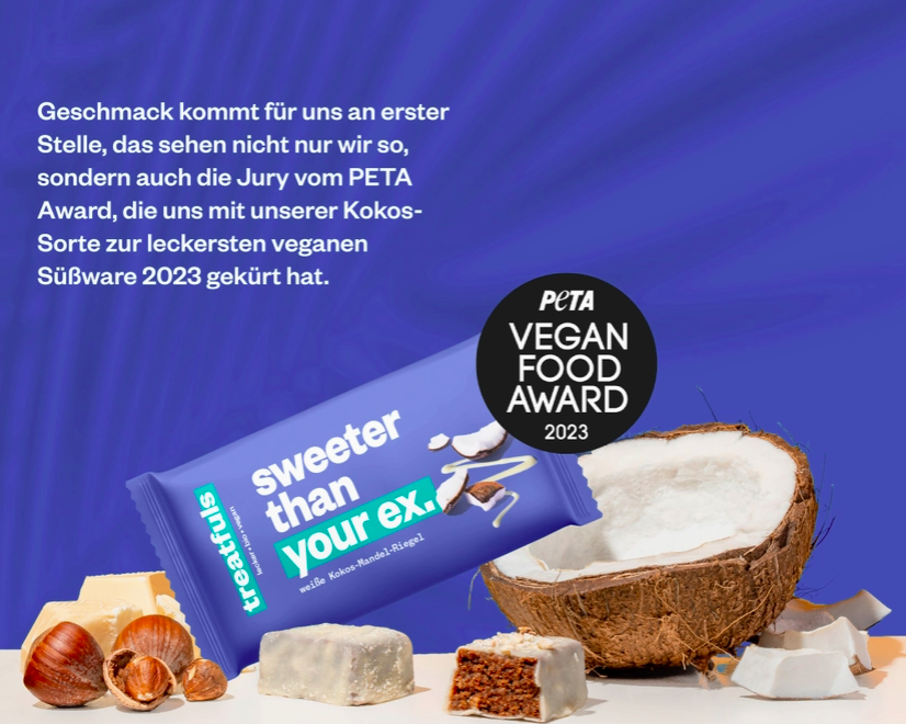 treatfuls weiße Schoko Kokosnuss-Mandel Riegel