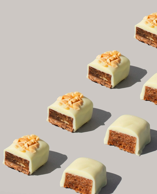 treatfuls weiße Schoko Zitronenkuchen Riegel